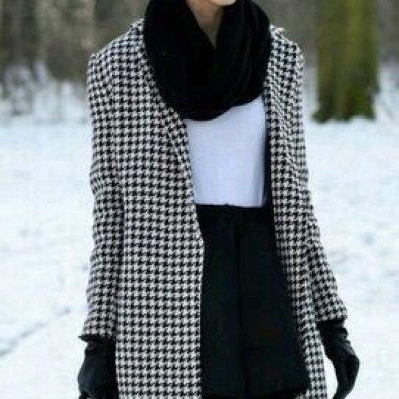 VINTAGE DVF Houndstooth Jacket - Picture 1 of 6